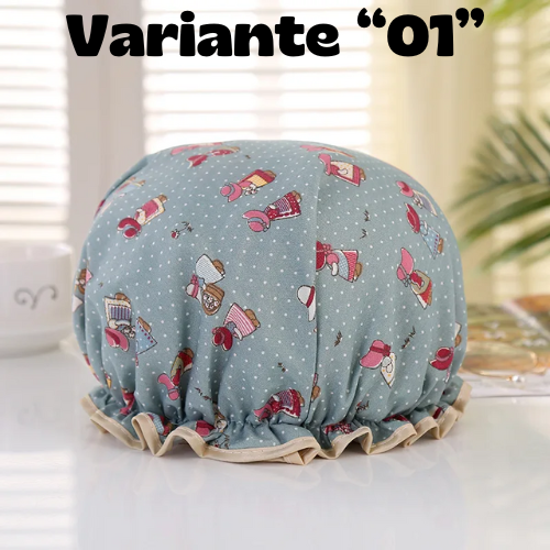 Waterproof Bath Hat Bathroom Shower Hair Cover Women Supplies Shower Cap Adult Shower Bath Bathing Caps Bathroom Accessories