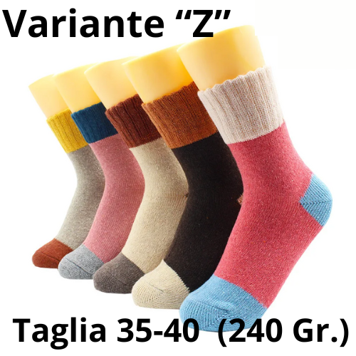 5 Pairs Winter Warmer Women Thicken Thermal Wool Cashmere Snow Socks Fashion Casual Euramerican National Wool Socks for Women