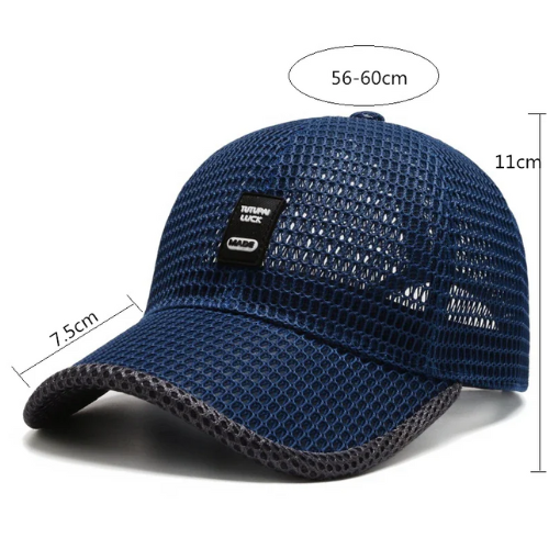 2023 Men's Mesh Baseball Cap Breathable Summer Caps Dad Hat Outdoor Fishing Hats Bone Gorras Snapback Trucker Cap Women hat