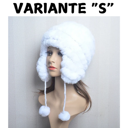 Winter Fur Caps Hats Beanies For Women Sew Stripes Real Rex Rabbit Fur Hat Cap Female Soft Warm Natural Fur Beanies Ladies