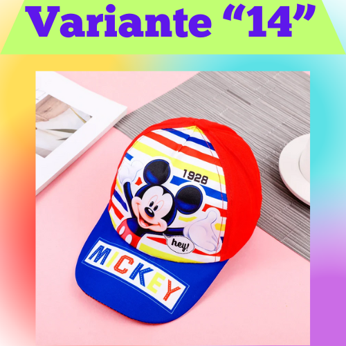 Disney New Anime Frozen Minnie Mouse Kids Brand Hat Boy Girl Travel Caps Spiderman Mickey Baby Caps Figure Gift Toys 3-8Y