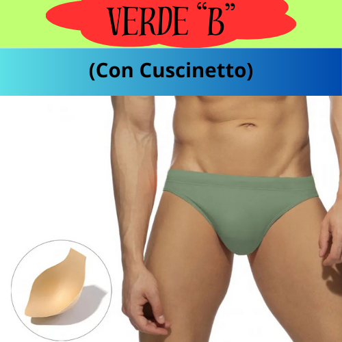 Men's Swim Mini Briefs beach pants Surfing Low-waist Sexy Surfboard Solid Color Swimwear Padded Push-up Swimming swimsuits