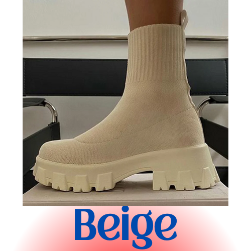 Stivaletto da donna autunno-inverno con plateau e tacco. Traspiranti, casual, leggeri. Comfort e stile: la scelta perfetta per ogni occasione.