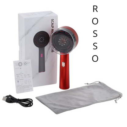 Electric Massage Comb Red Light Vibration Head Massage Comb Oil Applicator Nourishing Scalp Brush Hair Growth Anti Loss Care