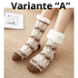 Winter Warm Socks Women penguin Plush Soft Female Non Grip Floor Slippers Short Sock Fuzzy Fluffy Deer Elk Bear Christmas Gift