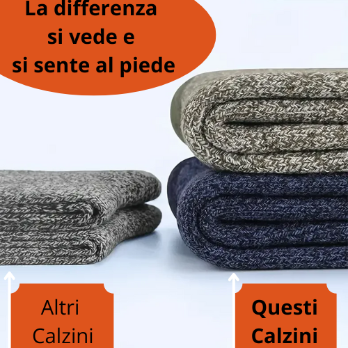 5 Pairs Merino Wool Socks For Men, Super Thick Hiking Socks Thermal Socks For Cold Weather