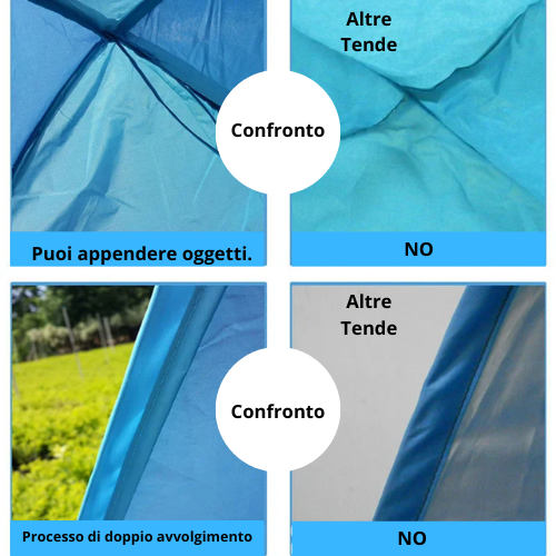 Hot Sale Quick Automatic Beach Tent Outdoor Beach Shade Sun Shelter Tent UPF50+ Portable Beach Canopy For Camping Fishing