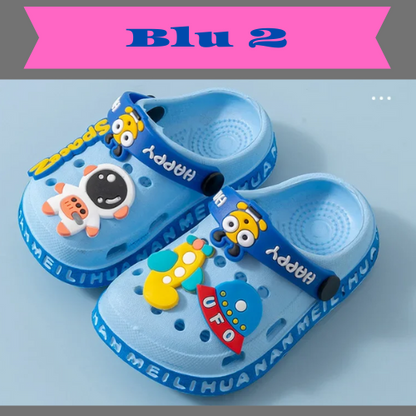 Children Garden Shoes Cute EVA Cartoon Beach Sandals Babies Summer Slippers High Quality Soft Kids Outdoor Slippers Flip Shoes