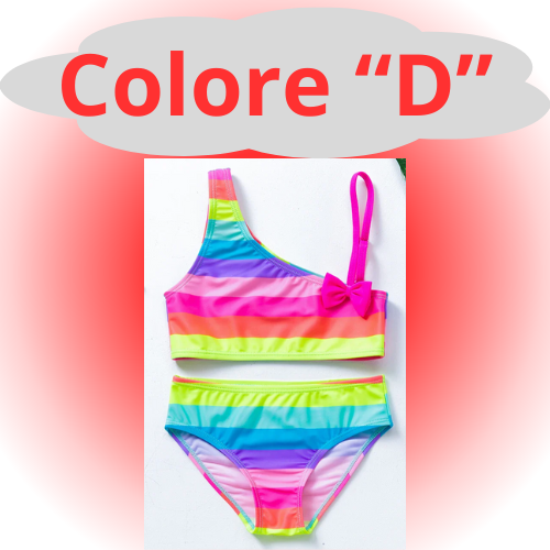 Girls Swimsuit Two Piece Hot Stamping Children's Swimwear Girls Beachwear