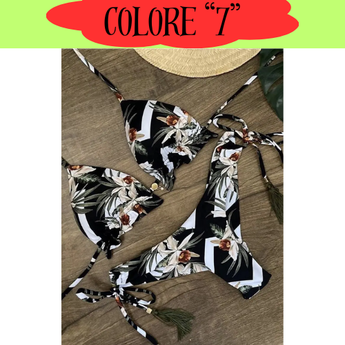 RUOTONGSEPT Sexy Print Bikinis Set Women Swimsuit Bandage Two-Piece Swimwear Brazilian Biquínis Beachwear Bathing Suit 2022 New