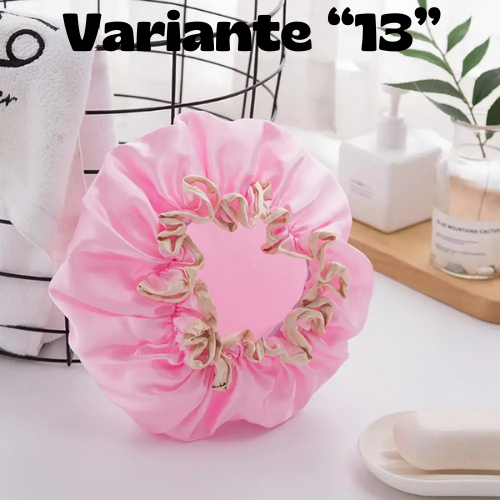 Waterproof Bath Hat Bathroom Shower Hair Cover Women Supplies Shower Cap Adult Shower Bath Bathing Caps Bathroom Accessories