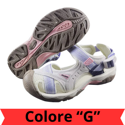 2024 Baotou sandals female pregnant women summer new outdoor anti-skid soft soled river tracing sports flat bottomed beach shoes