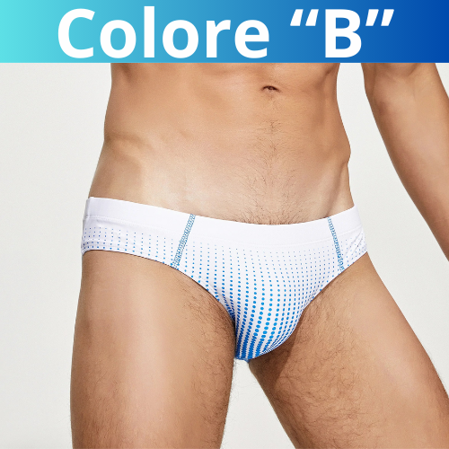 NEW MENS SWIM BRIEFS TRUNKS GRADIENT COLOR SWIM BIKINI