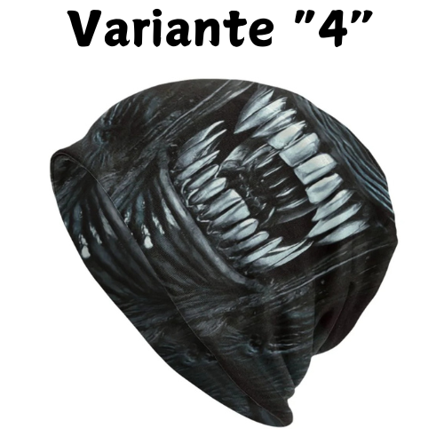 Alien Monster Villain Teeth Skullies Beanies Caps Unisex Winter Warm Knitted Hat Adult Venom Demon Bonnet Hats Outdoor Ski Cap