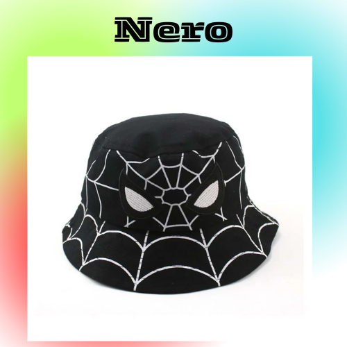 Disney Kids Caps Cartoon Spider Bucket Hats for Boys Girls Fashion Outdoor Sunscreen Fisherman Caps Children Accessories