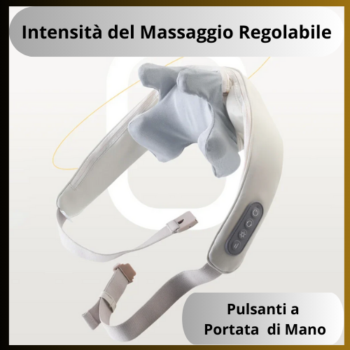 Wireless Neck And Back Massager Shoulder Kneading Massage Shawl Cervical Relaxing Trapezius Massager