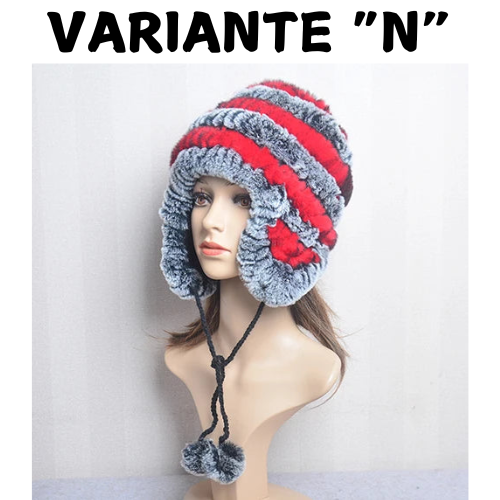 Winter Fur Caps Hats Beanies For Women Sew Stripes Real Rex Rabbit Fur Hat Cap Female Soft Warm Natural Fur Beanies Ladies