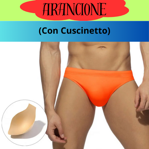 Men's Swim Mini Briefs beach pants Surfing Low-waist Sexy Surfboard Solid Color Swimwear Padded Push-up Swimming swimsuits