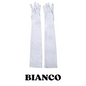 2024 Women's Evening Party Formal Gloves Solid Color Satin Long Finger Mittens forEvents Activities Red White Rose Color