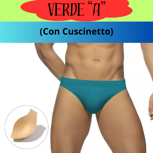 Men's Swim Mini Briefs beach pants Surfing Low-waist Sexy Surfboard Solid Color Swimwear Padded Push-up Swimming swimsuits