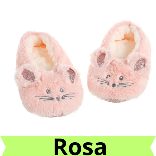 Home Fuzzy Slipper Women Winter Fur Contton Warm Plush Non Slip Grip Indoor Fluffy Lazy Female Mouse Ears Floor Shoe Living room