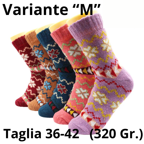 5 Pairs Winter Warmer Women Thicken Thermal Wool Cashmere Snow Socks Fashion Casual Euramerican National Wool Socks for Women