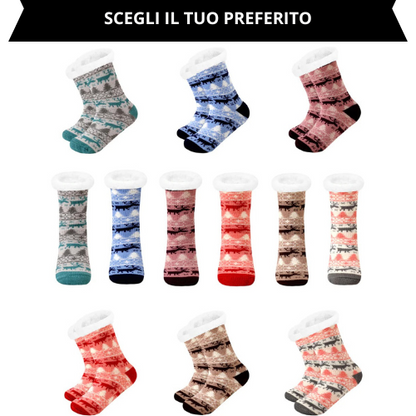Winter Warm Socks Women penguin Plush Soft Female Non Grip Floor Slippers Short Sock Fuzzy Fluffy Deer Elk Bear Christmas Gift