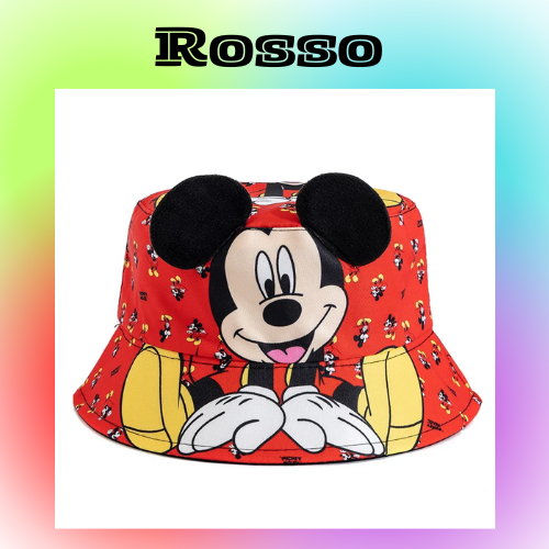 New Children's Mickey And Minne Bucket Hat Cartoon Cute Boys Girls Cap
