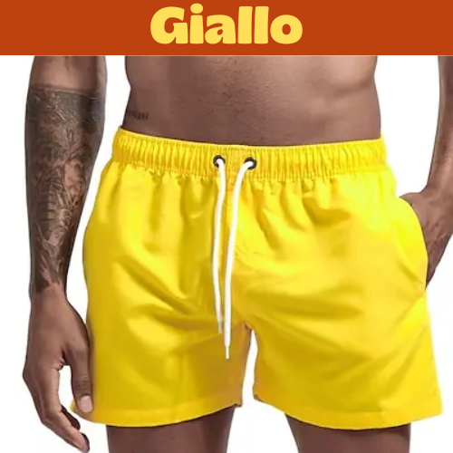 Men's Swim Shorts Swim Trunks Quick Dry Board Shorts Bathing Suit Breathable Drawstring With Pockets for Surfing Beach Summer