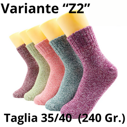 5 Pairs Winter Warmer Women Thicken Thermal Wool Cashmere Snow Socks Fashion Casual Euramerican National Wool Socks for Women