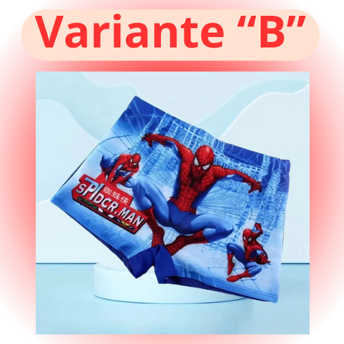 New Anime Boys Spiderman Swimwear Pants Cap Set Baby Boys Swimsuit Shorts Cartoon Spiderman kids Swimming Trunks Glasses Gift
