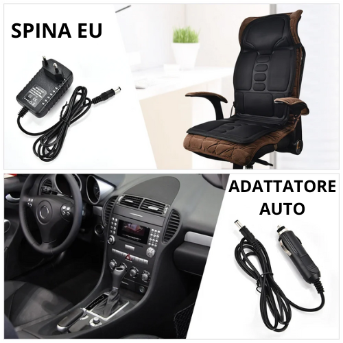 Electric Heating Back Waist Massager for Car Chair Office Lumbar Neck Infrare Heated Vibration Cushion Shoulder Back Massage Mat
