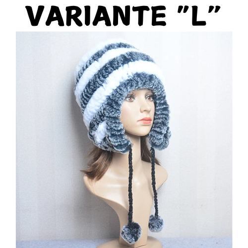Winter Fur Caps Hats Beanies For Women Sew Stripes Real Rex Rabbit Fur Hat Cap Female Soft Warm Natural Fur Beanies Ladies