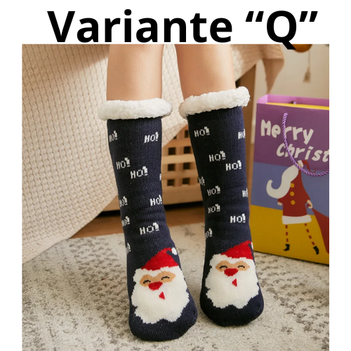 Winter Warm Socks Women penguin Plush Soft Female Non Grip Floor Slippers Short Sock Fuzzy Fluffy Deer Elk Bear Christmas Gift