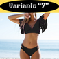 Sexy Ruffle Bikini Set 2024 New Brazilian V Neck Push Up Swimwear Women Swimsuit Bathing Suit Strappy Beach Wear Mujer biquini