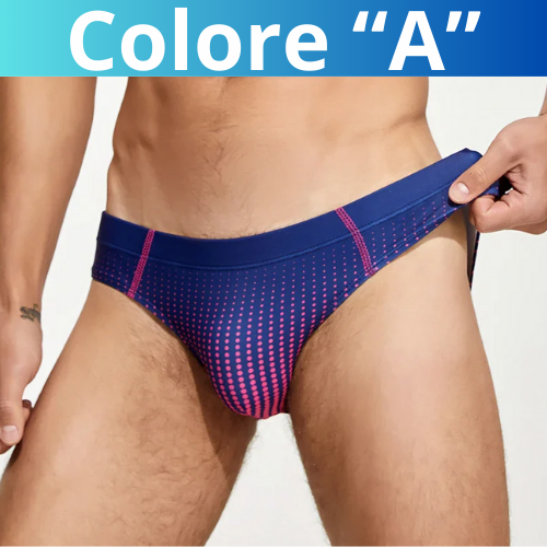 NEW MENS SWIM BRIEFS TRUNKS GRADIENT COLOR SWIM BIKINI