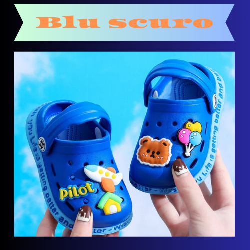 Summer Kids Sandals Hole Children's Shoes Slippers Soft Anti-Skid Cartoon DIY Design Hole Baby Shoes Sandy Beach For Boys Girls