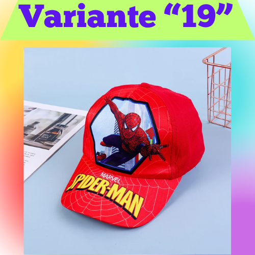 Disney New Anime Frozen Minnie Mouse Kids Brand Hat Boy Girl Travel Caps Spiderman Mickey Baby Caps Figure Gift Toys 3-8Y
