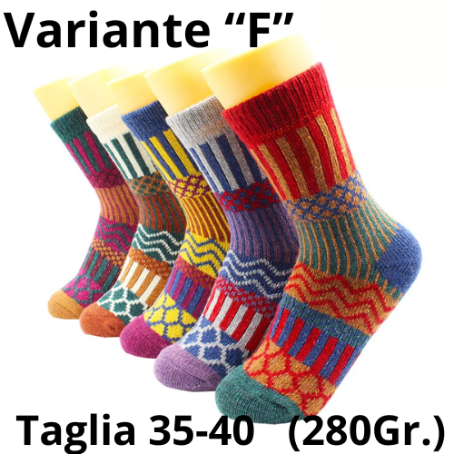 5 Pairs Winter Warmer Women Thicken Thermal Wool Cashmere Snow Socks Fashion Casual Euramerican National Wool Socks for Women