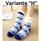 Winter Warm Socks Women penguin Plush Soft Female Non Grip Floor Slippers Short Sock Fuzzy Fluffy Deer Elk Bear Christmas Gift