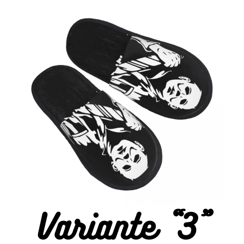 Custom Print Michael Myers Knives House Slippers Cozy Warm Halloween Film Art Memory Foam Fluffy Slipper Indoor Outdoor Shoes