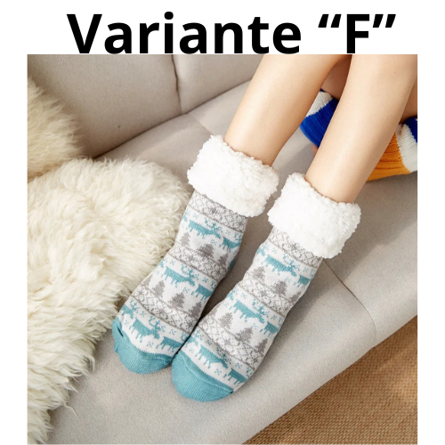 Winter Warm Socks Women penguin Plush Soft Female Non Grip Floor Slippers Short Sock Fuzzy Fluffy Deer Elk Bear Christmas Gift