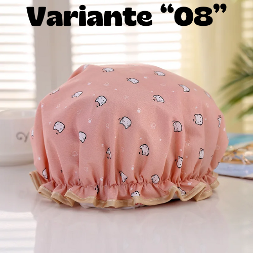 Waterproof Bath Hat Bathroom Shower Hair Cover Women Supplies Shower Cap Adult Shower Bath Bathing Caps Bathroom Accessories