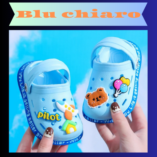 Summer Kids Sandals Hole Children's Shoes Slippers Soft Anti-Skid Cartoon DIY Design Hole Baby Shoes Sandy Beach For Boys Girls