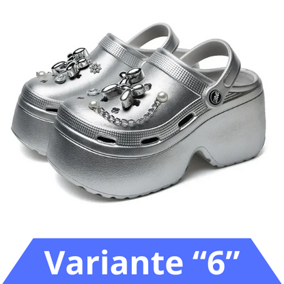 House Cloud Slipper Clog Woman charm Sandal Flip Flops Beach Bear Home Shoe High Heel Platform Female Slides Ladies Outdoor