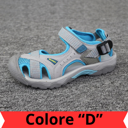 2024 Baotou sandals female pregnant women summer new outdoor anti-skid soft soled river tracing sports flat bottomed beach shoes