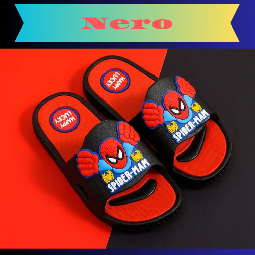 Disney Children's Slippers Cartoon Boys' Summer Home Shoes Boys Sandals Waterproof Anti-slip Kids Garden Shoes Size 24-39