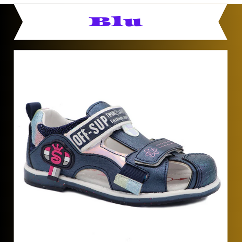 Cute eagle Girls sandals Summer Brand Closed toe with Arch Support Hook-and-Loop Children Shoes Sandals for Girls EU Size 26-31