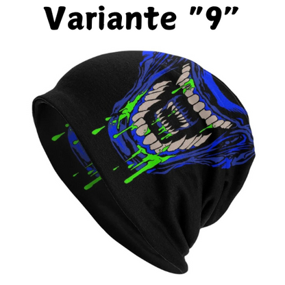 Alien Monster Villain Teeth Skullies Beanies Caps Unisex Winter Warm Knitted Hat Adult Venom Demon Bonnet Hats Outdoor Ski Cap