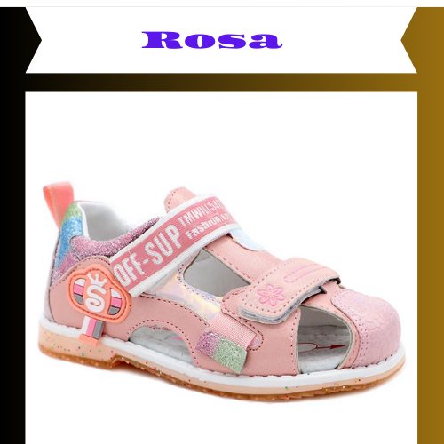 Cute eagle Girls sandals Summer Brand Closed toe with Arch Support Hook-and-Loop Children Shoes Sandals for Girls EU Size 26-31